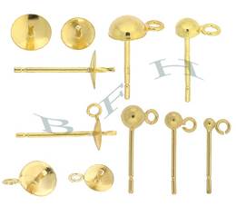 Vermeil Stud Earring